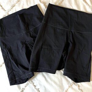 Lot of 2 Everlane Performance Bike Shorts - Size S